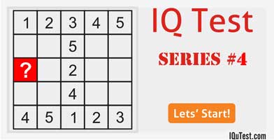 IQ Test Series #4