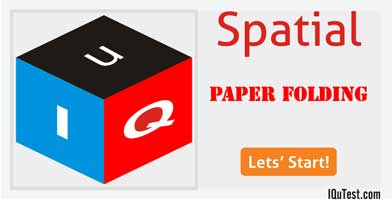 IQ Test Spatial Paper Folding