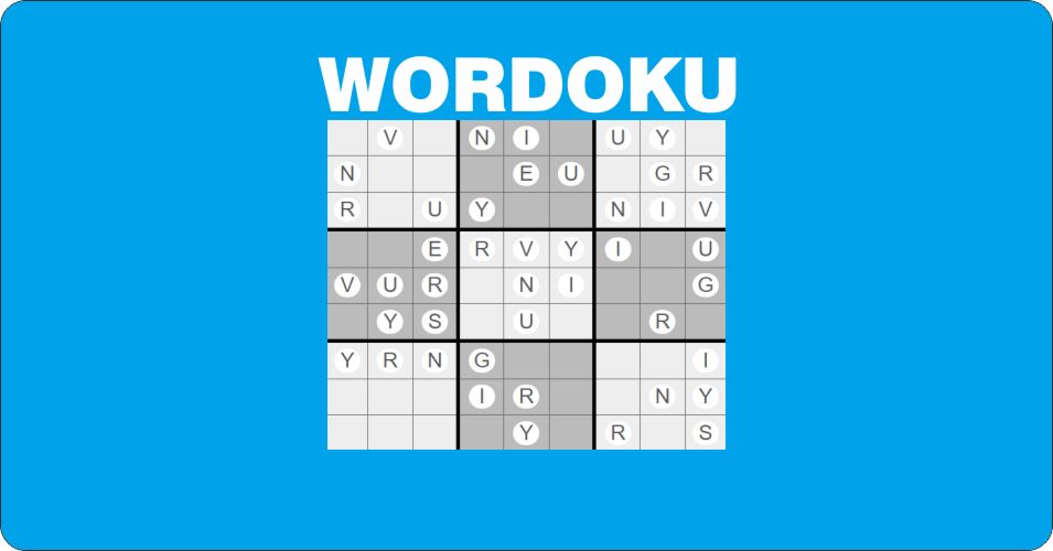 Wordoku Games - IQuTest Games